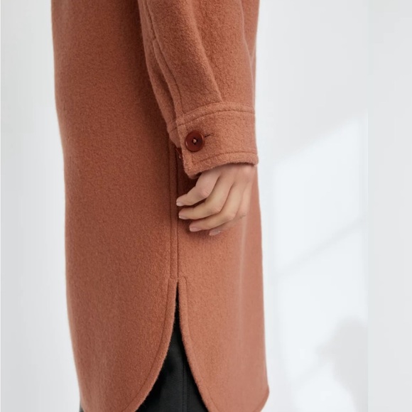 The Ganna Shirt Jacket- long - Picture 2 of 7